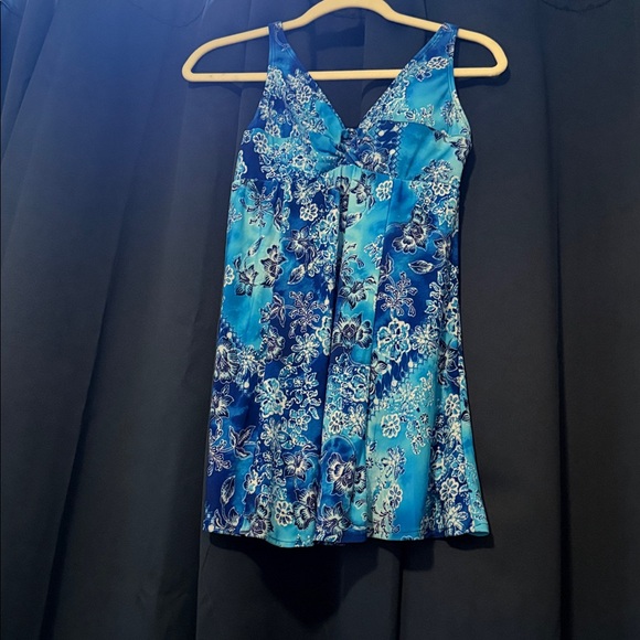 Bal Harbour Other - Blue Floral Swimsuit